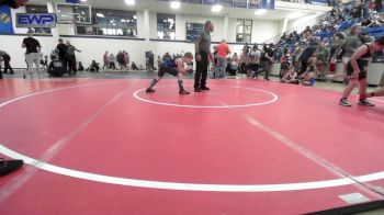 90 lbs Rr Rnd 2 - Wyatt Hicks, Claremore Wrestling Club vs Sam Satterfield, Tulsa Blue T Panthers