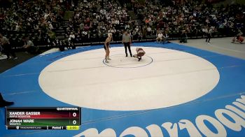 138 lbs Quarterfinal - Jonah Ware, Wasatch vs Xander Gasser, Maple Mountain