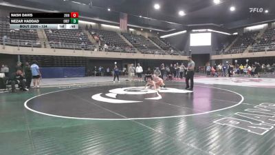 134 lbs Final - Nash Davis, Zion Grove vs Nezar Haddad, Orefield