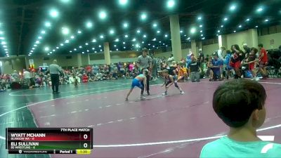 50 lbs Placement (16 Team) - Wyatt McHann, Glasgow WA vs Eli Sullivan, BS Wrestling