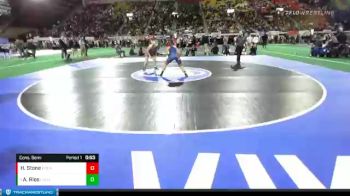 G 138 lbs Cons. Semi - Angie Rios, Columbia (Girls) vs Hallie Stone, Pocatello (Girls)