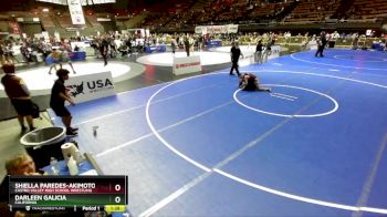 120 lbs Semifinal - Darleen Galicia, California vs Shiella Paredes-Akimoto, Castro Valley High School Wrestling