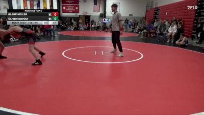 108-119 lbs Round 1 - Blake Keller, Stars & Stripes vs Oliver DaVolt, Fort Madison Wrestling