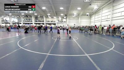 68 lbs Round Of 32 - Lukas Thomann, Peak WC vs Keller McCarthy, Marshwood Little Hawks