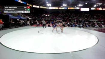 130 lbs Quarterfinal - Kyler Scott, Century vs Kali Waggoner, Tri-Valley