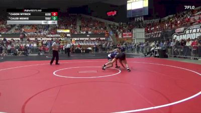 157 lbs Cons. Round 3 - Cason Wyrick, Altamont-Labette County Hs vs Caleb Menke, Topeka-Hayden Hs