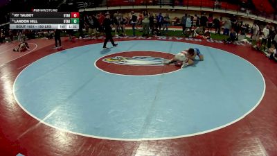 150 lbs Semis - Landon Hill, Utah vs Ry Talbot, Utah