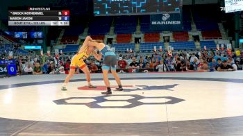 120 lbs 3rd Place Match - Brock Rothermel, PA vs Mason Jakob, TN
