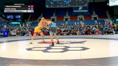 120 lbs 3rd Place Match - Brock Rothermel, PA vs Mason Jakob, TN