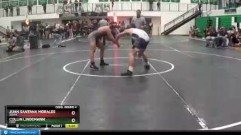 170 lbs Cons. Round 4 - Juan Santana Morales, South vs Collin Lindemann, Cody