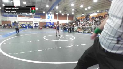 126 lbs Champ. Round 1 - Mekhi Yanthis, Los Alamitos vs Eddy Perez, La Sierra