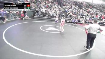 5A 140 lbs Champ. Round 1 - Rachel Jensen, Springville vs Jalyn Berchfield, Box Elder