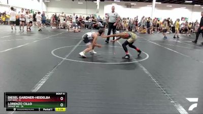 72 lbs Round 2 (8 Team) - Lorenzo Cillo, Savage WA vs Diesel Gardner-Heidelbaugh, Mat Rats