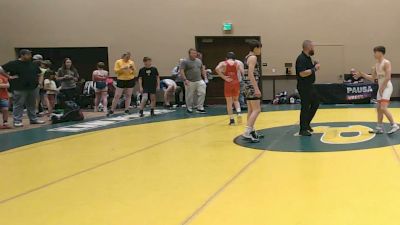 110 lbs Cons. Semis - Beau Siljanoski, Wrestling University vs Aiden Starr, Bristol Gladiators