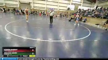 92 lbs Round 1 (4 Team) - Korbin Barent, Team Champs vs Breckin Henry, Wyoming