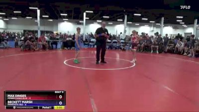 92 lbs Quarters & 1st Wb (16 Team) - Max Dinges, Pennsylvania Blue vs Beckett Marsh, Minnesota Red