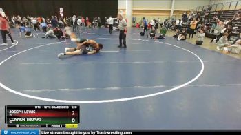 220 lbs Quarterfinal - Connor Thomas, WI vs Joseph Lewis, IA