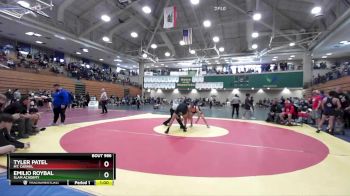 138 lbs Cons. Round 5 - Tyler Patel, Mt. Carmel vs Emilio Roybal, Slam Academy