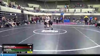 152 lbs Quarterfinals (8 Team) - Carter Cahill, Ankeny Centennial vs Cj Pagan, Glenbard North