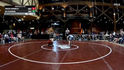 120 lbs 2nd Wrestleback (16 Team) - Eli Flowers, Union County vs Trace Connelly, Morgan County