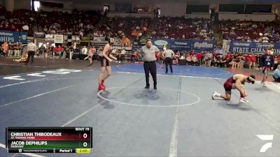 D 2 132 lbs Champ. Round 2 - Jacob DePhilips, Parkway vs Christian Thibodeaux, St. Thomas More