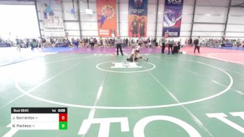 106 lbs Consi Of 16 #1 - Jaron Barrientos, NY vs Braydon Pacheco, KS