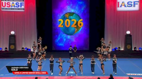 Louisiana Cheer Force - Gold [2026 L6 Limited Senior Small Coed Semis] 2026 The Cheerleading Worlds