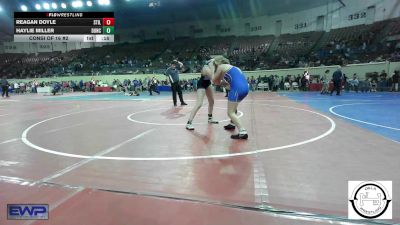 120 lbs Consi Of 16 #2 - Reagan Doyle, Stillwater Wrestling vs Haylie Miller, Duncan Lady Demons