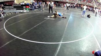 85 lbs Cons. Round 2 - Rocky Falcone, Syracuse Mat Club vs Hank Isham, MWC Wrestling Academy