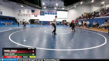 150-155 lbs Round 3 - Daniel Tinoco, Johnson Junior High vs Moss Plant, Laramie Middle School