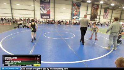 72 lbs Rd# 8- 12:30pm Saturday Final Pool - James Askin, PA Blue vs Kalix Kilpatrick, Minion Black