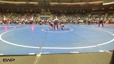 52 lbs Consi Of 16 #2 - Gabriel Davis, Champions Wrestling Club vs Michael Fabela, Chickasha Youth Wrestling