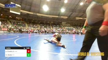 Quarterfinal - Paul Grado Jr, Greater Heights Wrestling vs Harbor Hicks, Sallisaw Takedown Club