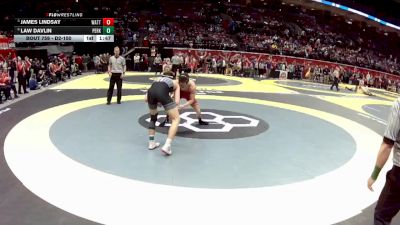 D2-150 lbs Quarterfinal - James Lindsay, Watterson vs Law Davlin, Perkins