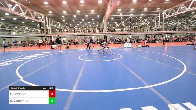 105 lbs Semifinal - Gino Bozzi, Mat Assassins vs Steven Vigeant, Top Flight Wrestling Academy / Winman Middle School