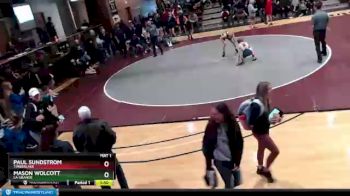 106 lbs Cons. Round 4 - Paul Sundstrom, Timberlake vs Mason Wolcott, La Grande