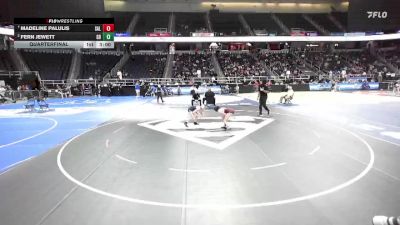 94 lbs Quarterfinal - Madeline Palulis, Salem-Cambridge-2 vs Fern Jewett, General Brown-3