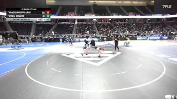 94 lbs Quarterfinal - Madeline Palulis, Salem-Cambridge-2 vs Fern Jewett, General Brown-3