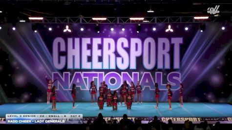 RADD Cheer - Lady Generals [2026 L3 Senior - D2 - Small - B Day 2] 2026 CHEERSPORT National All Star Cheerleading Championship