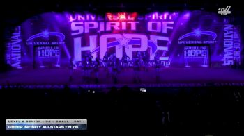 Cheer Infinity Allstars - N.Y.B. [2026 L2 Senior - D2 - Small Day 1] 2026 Spirit of Hope Grand Nationals