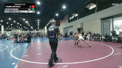 144 lbs Champ. Round 1 - Gavin Petersen, Trojan Wrestling Academy LLC vs Daniel Krutules, The Compound