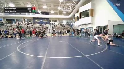 106 lbs Champ. Round 2 - Sway McCoy, White Rhino Wrestling vs Kallen Price, Brothers Of Steel Wrestling Club