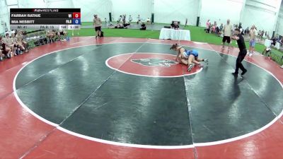 100 lbs Farrah Rathje, Wisconsin vs Mia Nesbitt, Pennsylvania Red