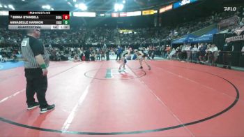 140 lbs Quarterfinal - Annabelle Harmon, Caldwell vs Emma Stansell, Kuna