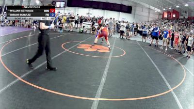 140 lbs 3rd Place Match - William Scruggs, Columbus North Wrestling Club vs Josiah Schultz, Floyd Wrestling Club