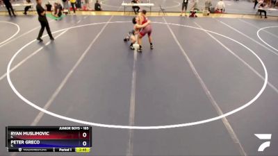 165 lbs Cons. Round 2 - Ryan Muslimovic, IL vs Peter Greco, IL