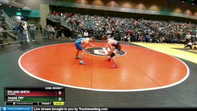 144 lbs Cons. Round 7 - Tagge Fry, Grants Pass vs Ryland Smith, Folsom