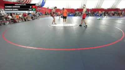 175 lbs Round 2 (8 Team) - Dawson Dabill, Pequot Lakes Pine River-Backus vs Conner Johnson, Weyauwega-Fremont