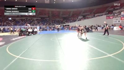 6A/5A Girls 120 Cons. Round 2 - Emma Gregg, Glencoe Girls vs Diana Burnell, South Salem Girls