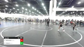 65 lbs Consi Of 8 #2 - Lilliana Yellowhair, Ganado WC vs Cameron Coberly, Salem Elite Mat Club